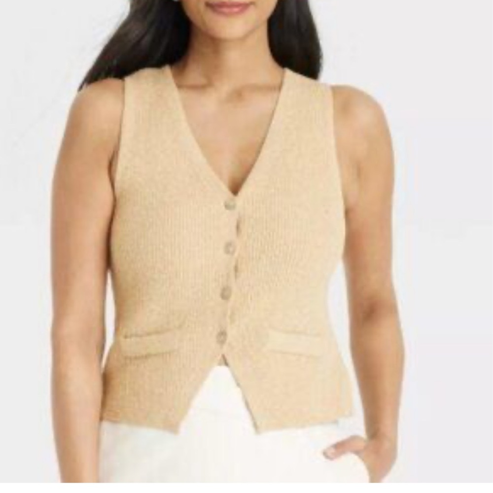 Women’s V-Neck Sweater Vest.
